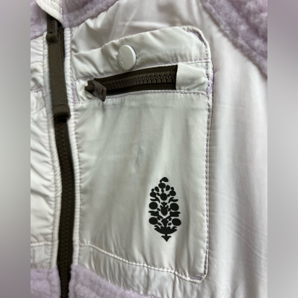 Free People Movement Hit the Slopes High Pile Fleece Snow Bibs Sz Xs - Picture 8 of 16